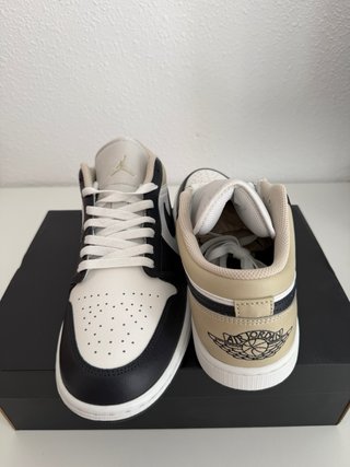 Nike Air Jordan 1 Low Summit White Off Noir Rattan
