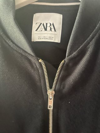 Chaqueta Bomber Zara Estilo Británico Talla S