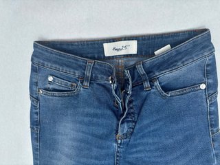 Jeans H25 5 tasche lavaggio azzurro