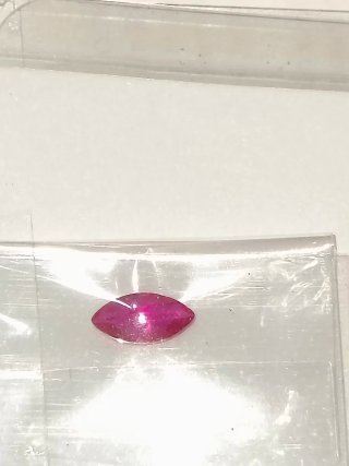 2 Micro Rubí Natural GDL 0.40 Ct Marquise