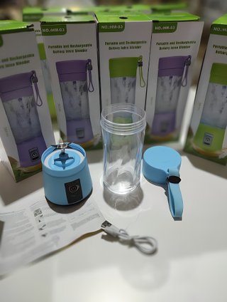 Batidora Licuadora Portátil Azul