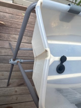Bañera plegable Stokke con soporte y reductor