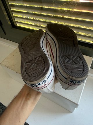 Converse All Star Blancas Tela T.41 (19)