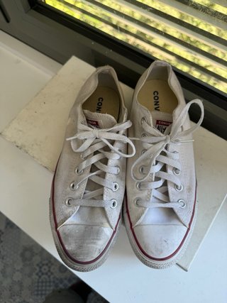 Converse All Star Blancas Tela T.41 (19)