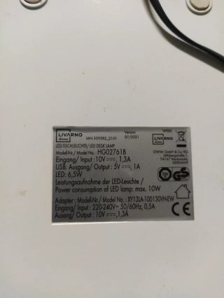 Lámpara LED Diseño Moderno Blanca