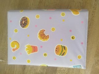 Libreta Morada con Dibujos Kawaii
