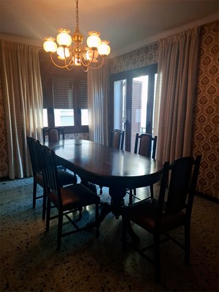 Conjunto comedor madera maciza