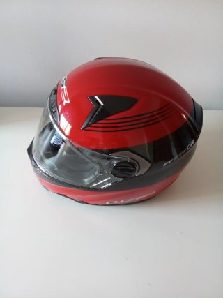 Casco Moto Integral LS2 FF385 Carbono Rojo