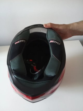 Casco Moto Integral LS2 FF385 Carbono Rojo