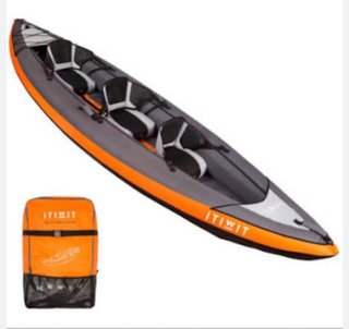 Kayak hinchable Itiwit 3 plazas