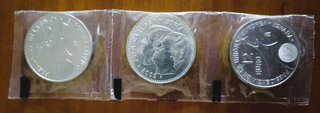 3 de 12 EUROS PLATA — JUAN CARLOS I Y SOFÍA, 2002