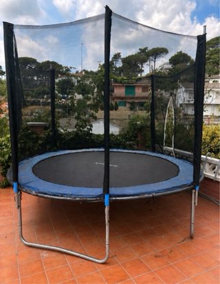Cama elástica con red de seguridad 305