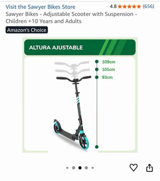 2 Patinetes Sawyer Rueda Grande