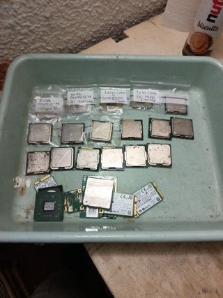 Lote de procesadores Intel