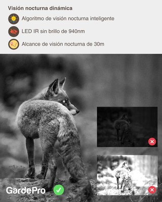 Cámara de Caza GardePro A5 64MP Visión Nocturna
