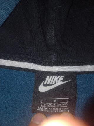 Sudadera Nike Air Azul Talla M