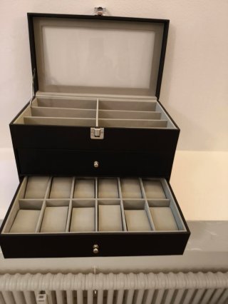 Scatola porta orologi posti/occhiali