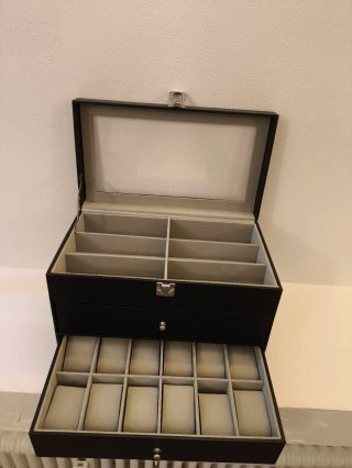 Scatola porta orologi posti/occhiali