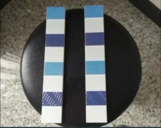 Cenefa decorativa azul
