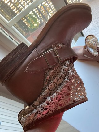 Stivaletti donna ecopelle pizzo Fashion Woman
