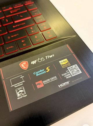 MSI GF65 Thin i7-10750H