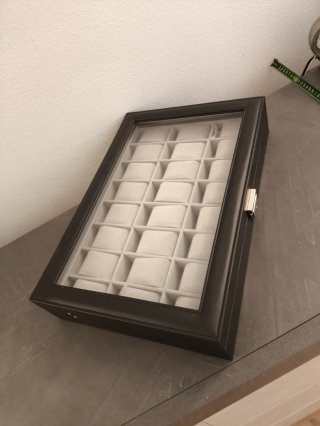 Scatola porta orologi 24 posti