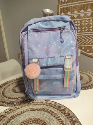 Mochila infantil con estampado galáctico
