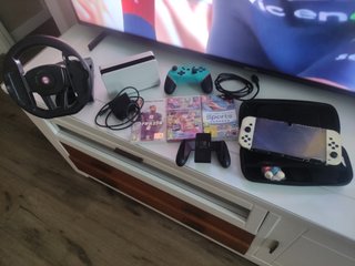 Nintendo Switch OLED Blanca + Volante