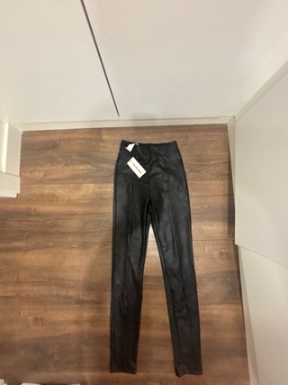 Leggings Calzedonia efecto piel negros