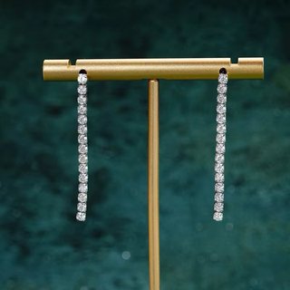 Pendientes Moissanita Plata Ley 925 certificado