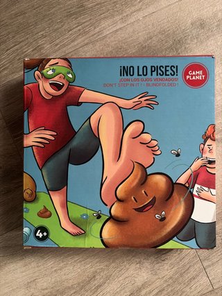 Juego No lo pises - ¡Con los ojos vendados!
