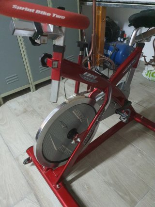 Bicicleta Spinning BH SB2 Roja