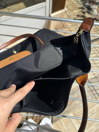 Bolso Longchamp L Negro Marrón
