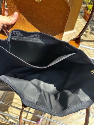 Bolso Longchamp L Negro Marrón