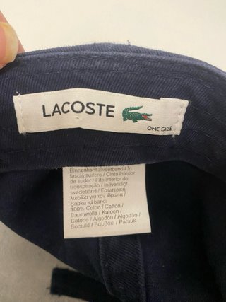 Gorra Lacoste Náutica Ajustable Azul Marino
