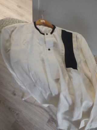 Camisa africana manga larga