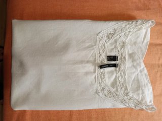 Vestido blanco con encaje