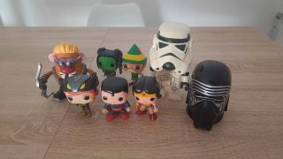 Lote Funko Pop Marvel, DC y Star Wars