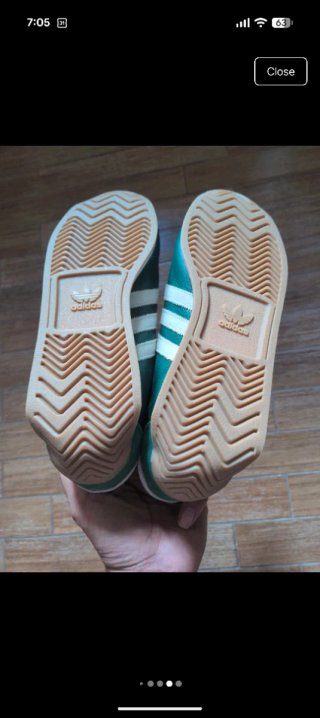 Adidas Country OG Men's Green Leather Trainers 44