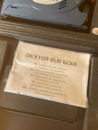 Grapadora clavadora inalámbrica Dexter Power ELB50