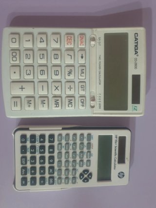 Lote 2 Calculadoras Catiga y HP