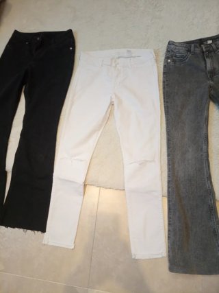 Lote 4 Jeans H&M Mujer