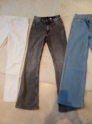 Lote 4 Jeans H&M Mujer