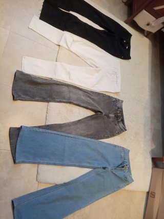 Lote 4 Jeans H&M Mujer