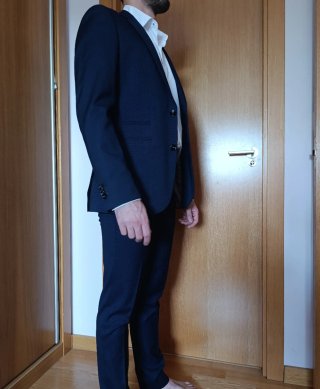 Traje de hombre Boston azul