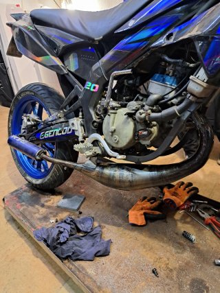 Motor 80cc prepa Euro 2 y escape rdc 86/90