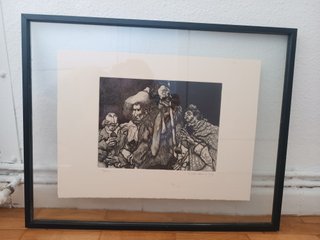 5 grabados originales de Manuel Alcorlo + colofón