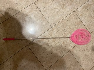 Red de pesca extensible rosa