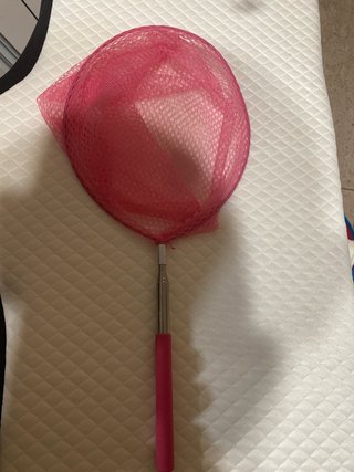 Red de pesca extensible rosa