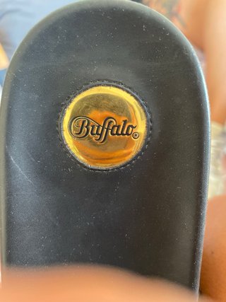 Chanclas Buffalo plataforma negras